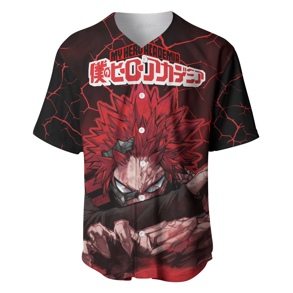 Eijiro Kirishima - My Hero Academia Baseball Jersey Anime Style