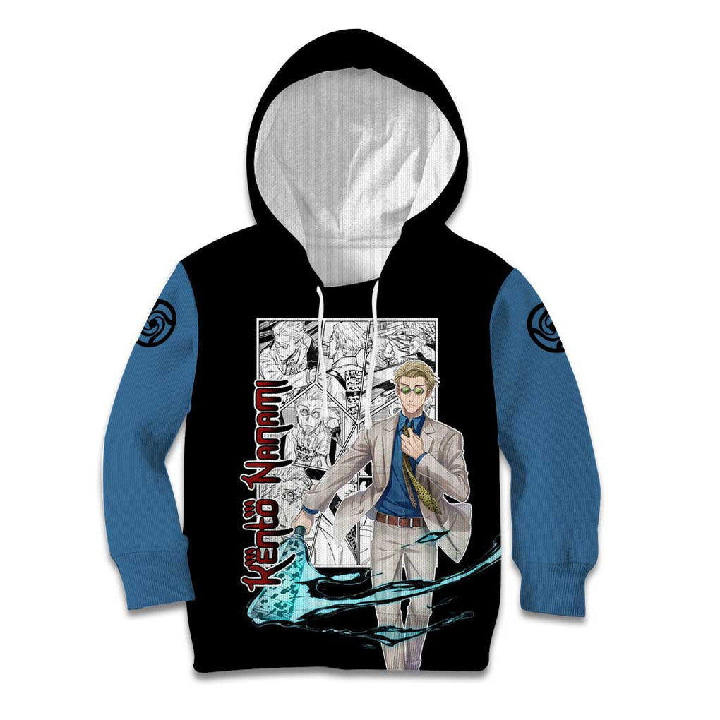 Kento Nanami - Jujusu Kaisen Kid Hoodie Anime Mix Manga Style