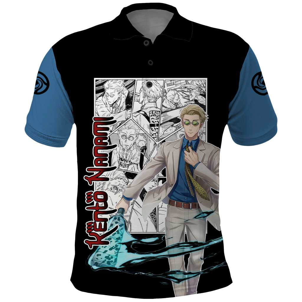 Kento Nanami - Jujusu Kaisen Polo Shirt Anime Mix Manga Style