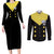 Vinsmoke - Sanji - One Piece Couples Matching Long Sleeve Bodycon Dress and Long Sleeve Button Shirt Anime Uniform Style