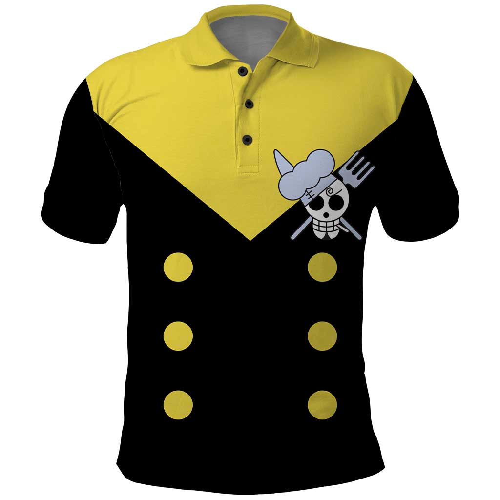 Vinsmoke - Sanji - One Piece Polo Shirt Anime Uniform Style