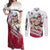 Edward Newgate - One Piece Couples Matching Off Shoulder Maxi Dress and Long Sleeve Button Shirt Anime Style