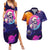 skull-couples-matching-summer-maxi-dress-and-hawaiian-shirt-i-love-you-in-every-universe-cosmic-abstract-art