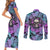 skull-pattern-couples-matching-short-sleeve-bodycon-dress-and-long-sleeve-button-shirts-your-are-not-hard-to-love