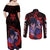 Trippy Sasuke Uchiha Naruto Couples Matching Off Shoulder Maxi Dress and Long Sleeve Button Shirt Anime Style