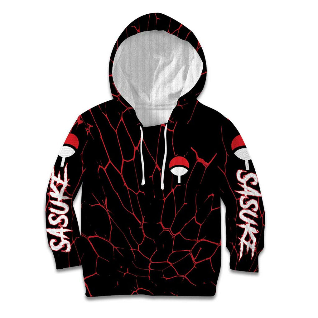 Trippy Sasuke Uchiha Naruto Kid Hoodie Anime Style