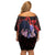 Trippy Sasuke Uchiha Naruto Off Shoulder Short Dress Anime Style