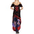 Trippy Sasuke Uchiha Naruto Summer Maxi Dress Anime Style