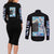 Toshiro Hitsugaya TYBWA Bleach Couples Matching Long Sleeve Bodycon Dress and Long Sleeve Button Shirt Anime Style