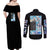 Toshiro Hitsugaya TYBWA Bleach Couples Matching Off Shoulder Maxi Dress and Long Sleeve Button Shirt Anime Style