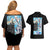 Toshiro Hitsugaya TYBWA Bleach Couples Matching Off Shoulder Short Dress and Hawaiian Shirt Anime Style