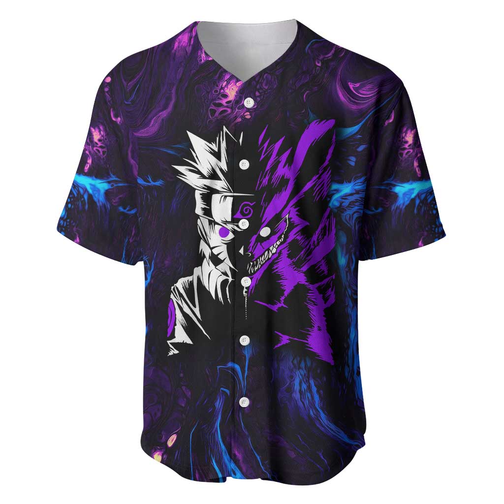 Naruto Awakened Beast Baseball Jersey Anime Style