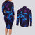 Naruto Awakened Beast Couples Matching Long Sleeve Bodycon Dress and Long Sleeve Button Shirt Anime Style