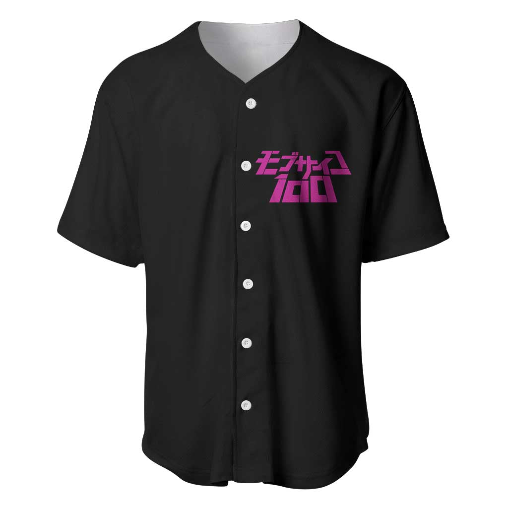 Shigeo Kageyama Mob Psycho 100 Baseball Jersey Anime Style