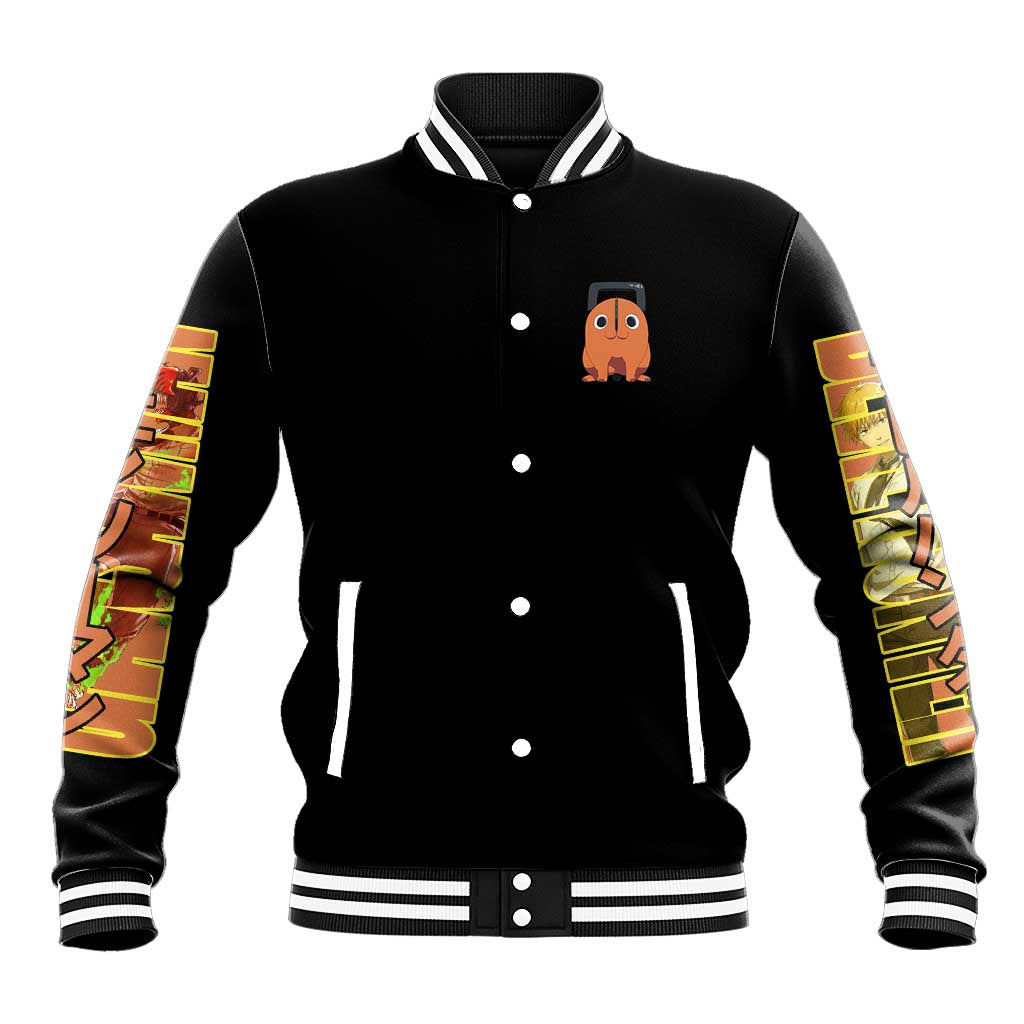 Denji Chainsaw Man Baseball Jacket Anime Style