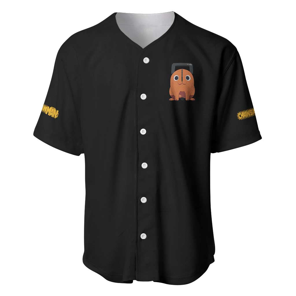 Denji Chainsaw Man Baseball Jersey Anime Style