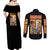 Denji Chainsaw Man Couples Matching Off Shoulder Maxi Dress and Long Sleeve Button Shirt Anime Style