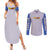 Vegeta Dragon Ball Z Couples Matching Summer Maxi Dress and Long Sleeve Button Shirt Anime Style