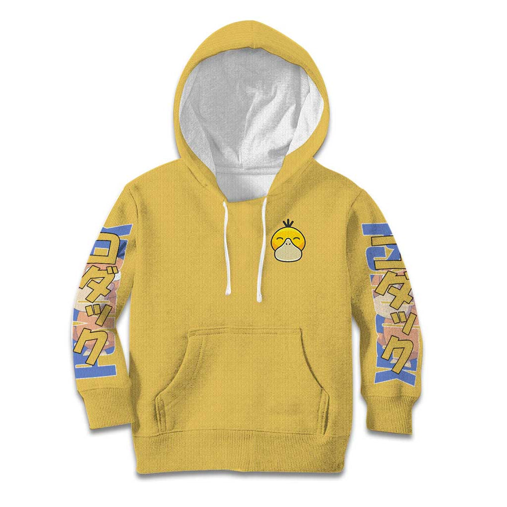 Cute Psyduck Poke Kid Hoodie Anime Style