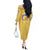 Cute Psyduck Poke Off The Shoulder Long Sleeve Dress Anime Style