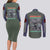 Hatake Kakashi Naruto Shippuden Couples Matching Long Sleeve Bodycon Dress and Long Sleeve Button Shirt Anime Style