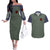 Hatake Kakashi Naruto Shippuden Couples Matching Off The Shoulder Long Sleeve Dress and Hawaiian Shirt Anime Style