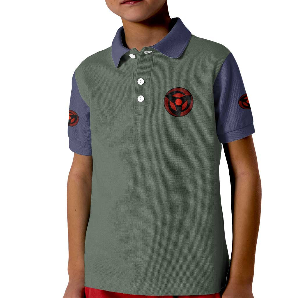 Hatake Kakashi Naruto Shippuden Kid Polo Shirt Anime Style