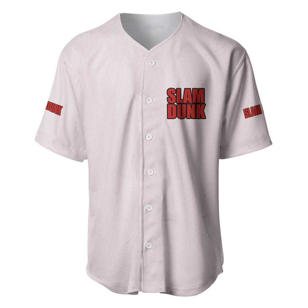 Shohoku Team Slam Dunk Baseball Jersey Anime Style