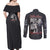 Mahito - Jujutsu Kaisen Couples Matching Off Shoulder Maxi Dress and Long Sleeve Button Shirt Anime Style