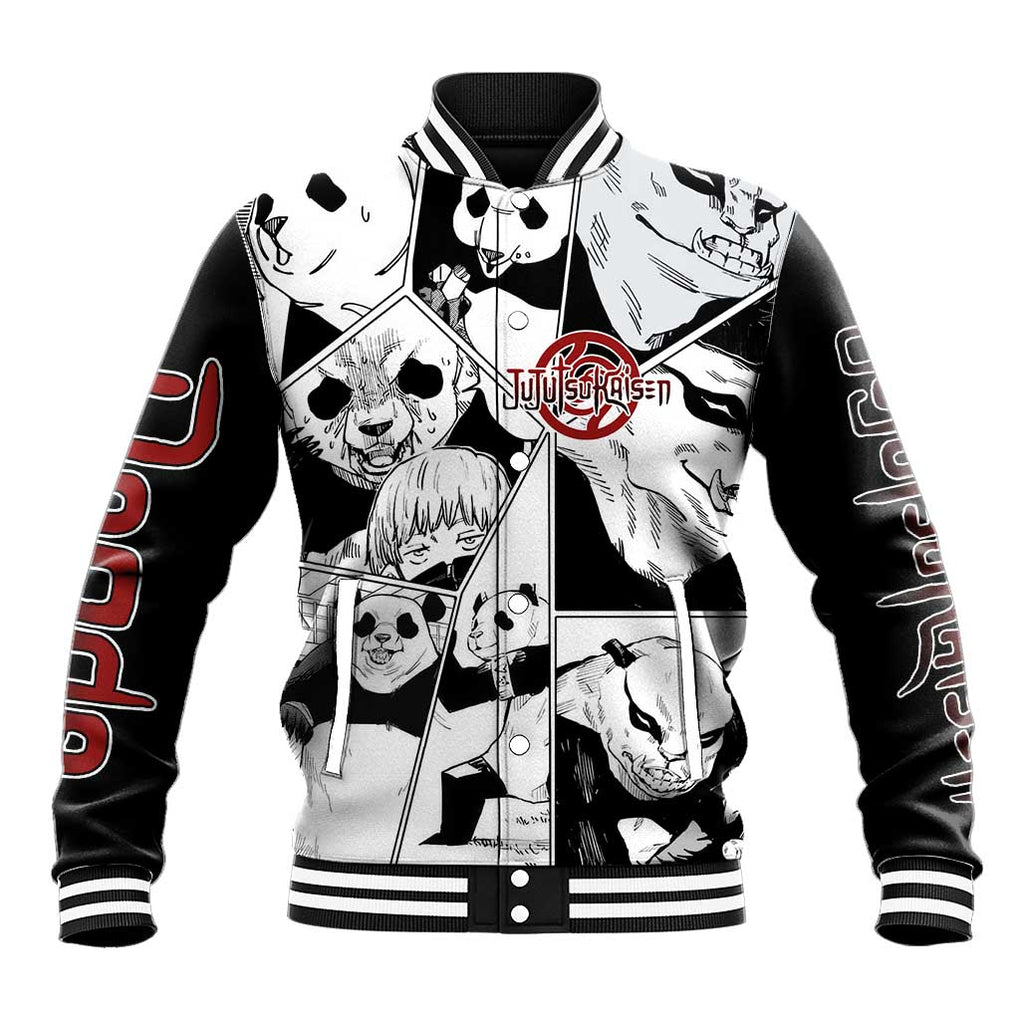 Panda Jujutsu Kaisen Baseball Jacket Japan Anime Style