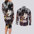 Suguru Geto - Jujutsu Kaisen Couples Matching Long Sleeve Bodycon Dress and Long Sleeve Button Shirt Anime Style