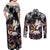 Suguru Geto - Jujutsu Kaisen Couples Matching Off Shoulder Maxi Dress and Long Sleeve Button Shirt Anime Style