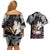 Suguru Geto - Jujutsu Kaisen Couples Matching Off Shoulder Short Dress and Hawaiian Shirt Anime Style