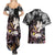 Suguru Geto - Jujutsu Kaisen Couples Matching Summer Maxi Dress and Hawaiian Shirt Anime Style