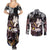 Suguru Geto - Jujutsu Kaisen Couples Matching Summer Maxi Dress and Long Sleeve Button Shirt Anime Style