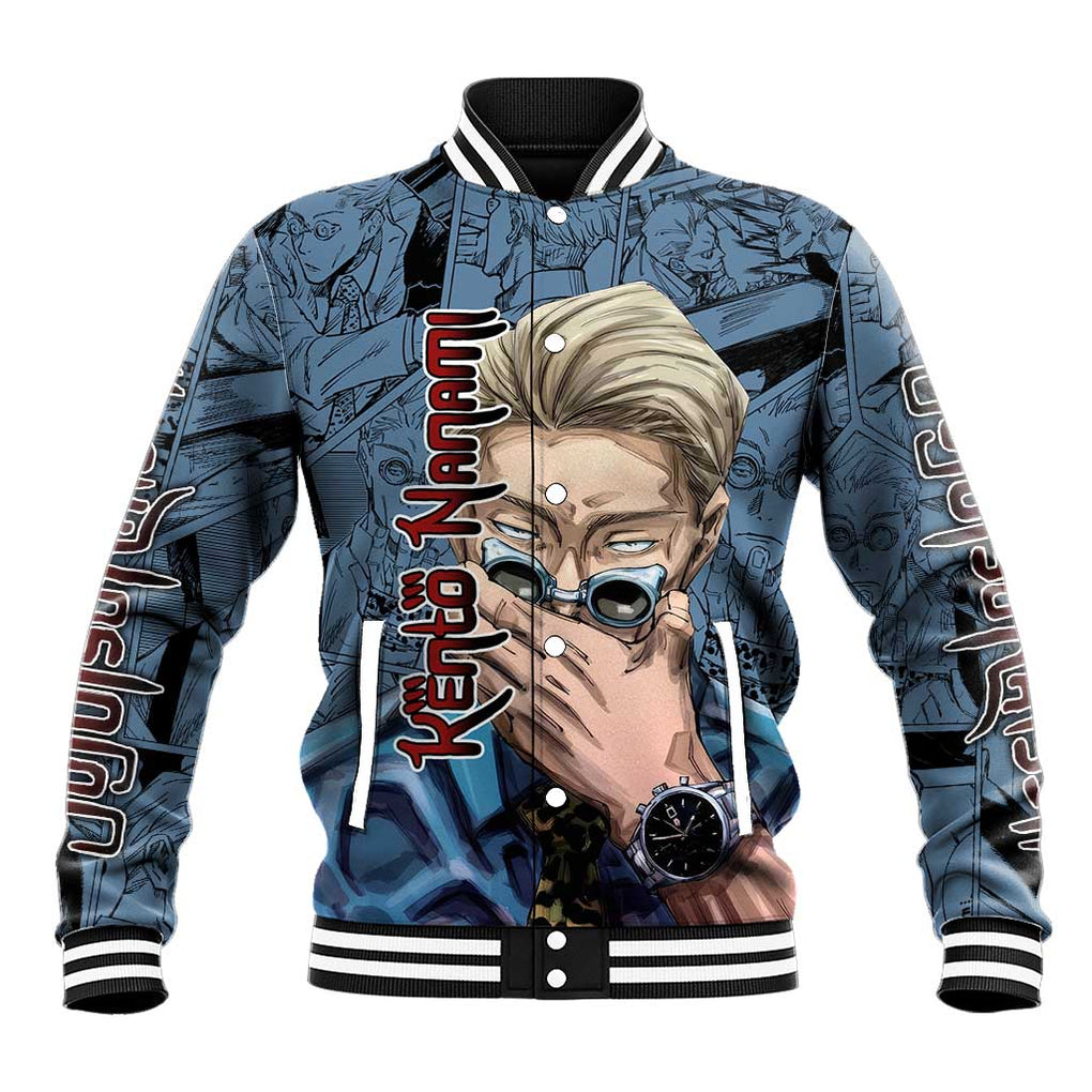 Kento Nanami - Jujutsu Kaisen Baseball Jacket Anime Style