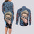 Kento Nanami - Jujutsu Kaisen Couples Matching Long Sleeve Bodycon Dress and Long Sleeve Button Shirt Anime Style