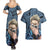 Kento Nanami - Jujutsu Kaisen Couples Matching Summer Maxi Dress and Hawaiian Shirt Anime Style