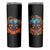 Don't Try To Figure Me Out Skull Reaper Skinny Tumbler