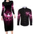 karma-fairy-skull-in-my-next-life-couples-matching-long-sleeve-bodycon-dress-and-long-sleeve-button-shirt