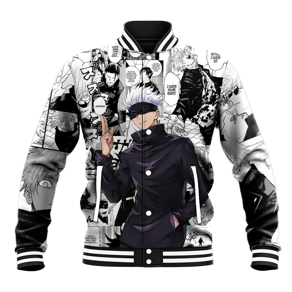 Satoru Gojo  - Jujutsu Kaisen Baseball Jacket Mix Manga Shirts