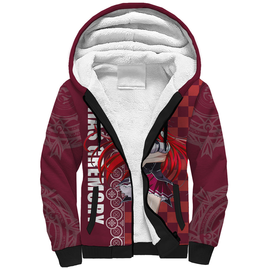 Rias Gremory Sherpa Hoodie High School DxD Anime