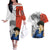 Spike Spiegel Cowboy Bebop Couples Matching Off The Shoulder Long Sleeve Dress and Hawaiian Shirt Anime Style