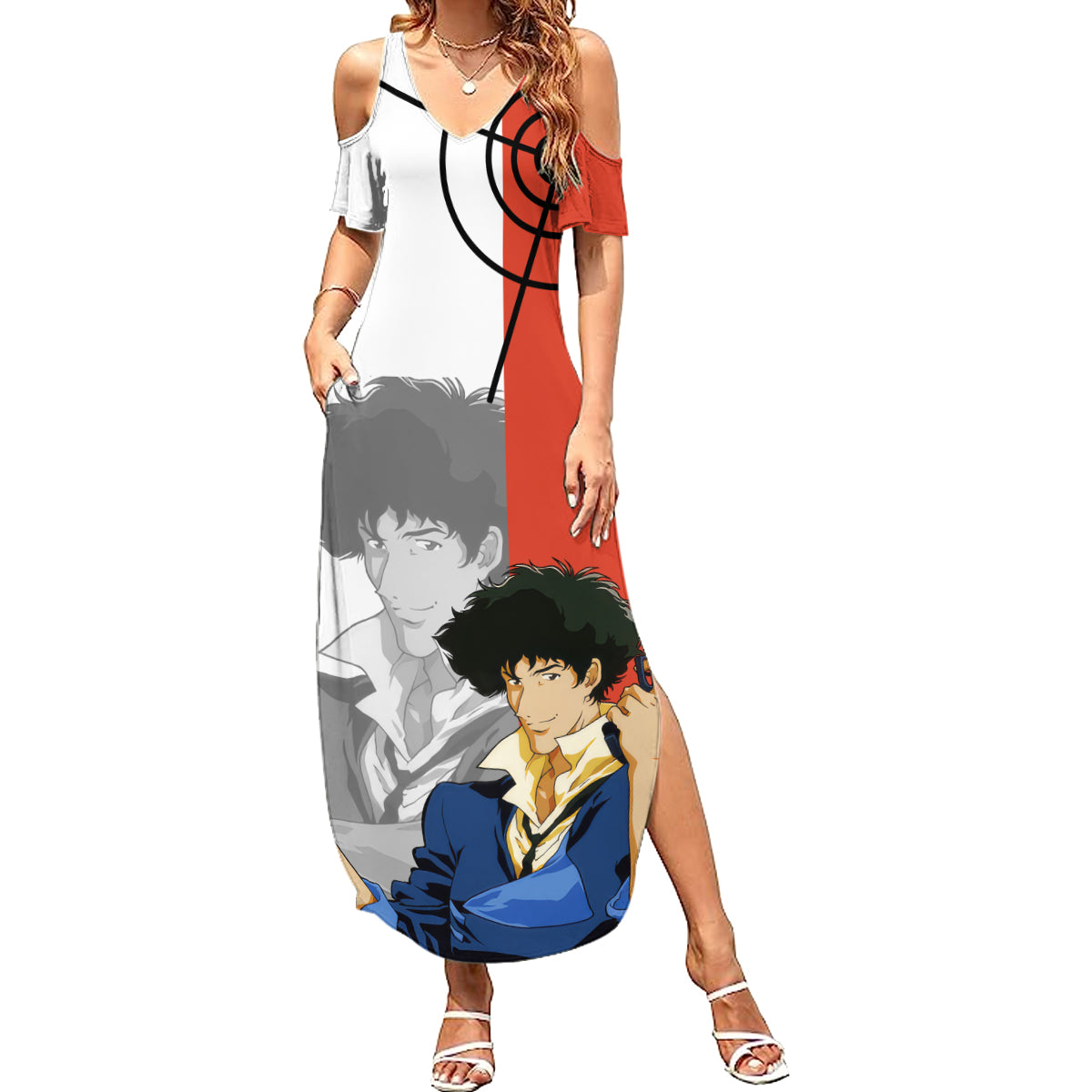 Spike Spiegel Cowboy Bebop Summer Maxi Dress Anime Style