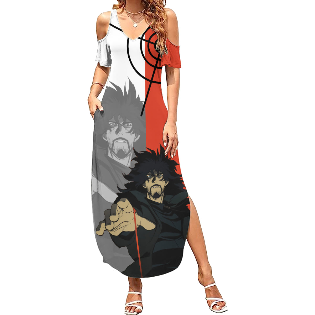 Vincent Volaju Cowboy Bebop Summer Maxi Dress Anime Style