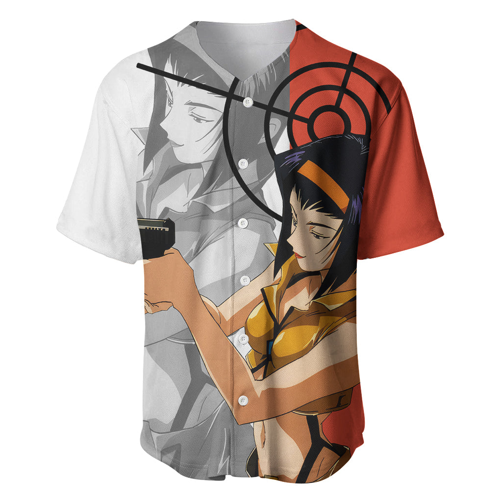 Faye Valentine Cowboy Bebop Baseball Jersey Anime Style