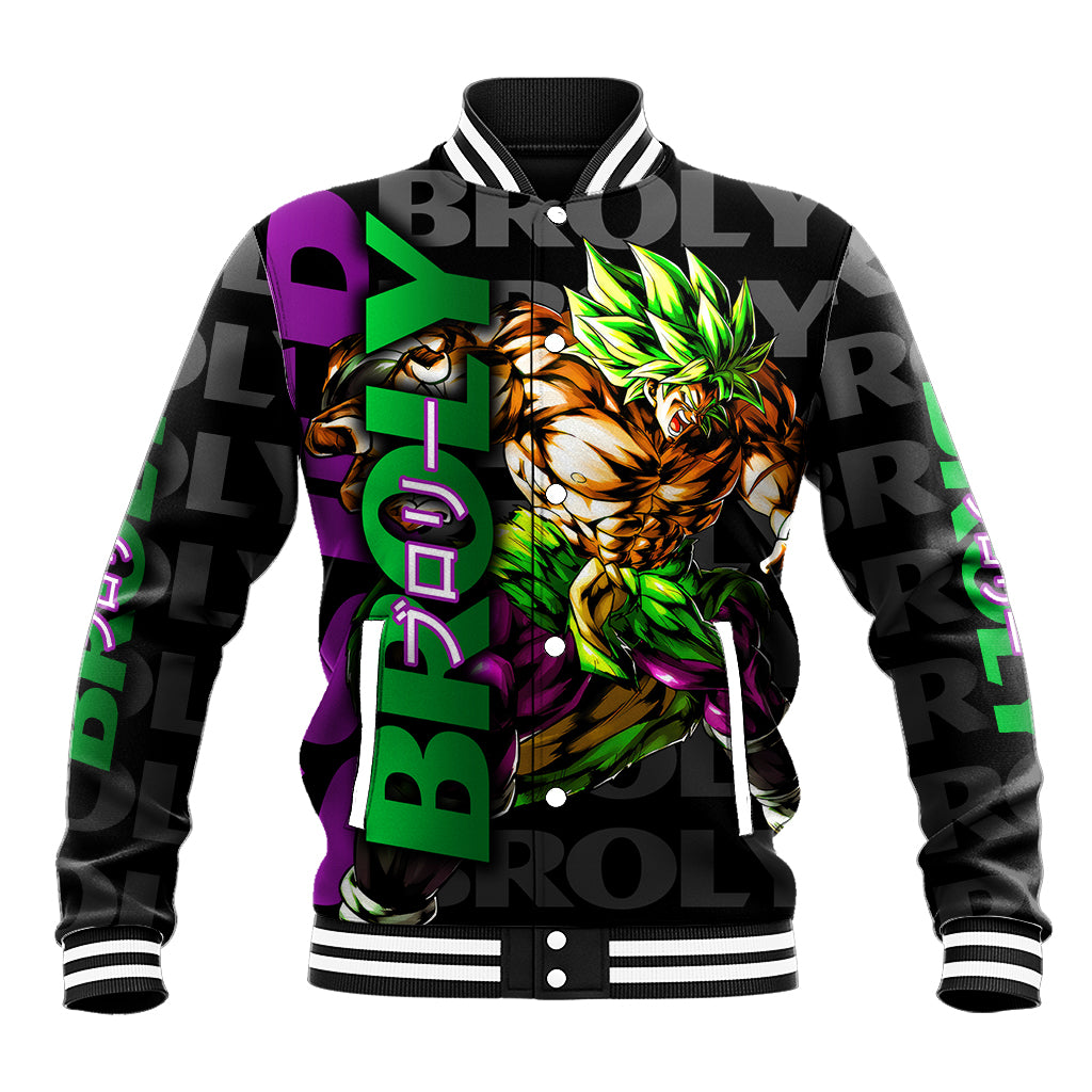 Super Saijan Broly - Dragon Ball Baseball Jacket Anime Mix Pattern Style