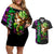 Super Saijan Broly - Dragon Ball Couples Matching Off Shoulder Short Dress and Hawaiian Shirt Anime Mix Pattern Style