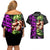 Super Saijan Broly - Dragon Ball Couples Matching Off Shoulder Short Dress and Hawaiian Shirt Anime Mix Pattern Style