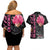 Black Goku Couples Matching Off Shoulder Short Dress and Hawaiian Shirt Anime Mix Text Pattern Abstract Style